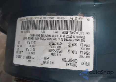 1996 Jeep Cherokee Sport/Classic z USA, uszkodzony, nr VIN 1J4FJ68S4TL193539